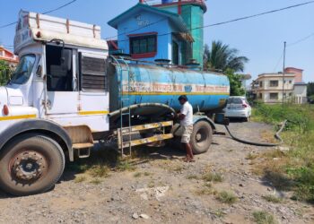 खोपटा गावावर पाण्याचे संकट