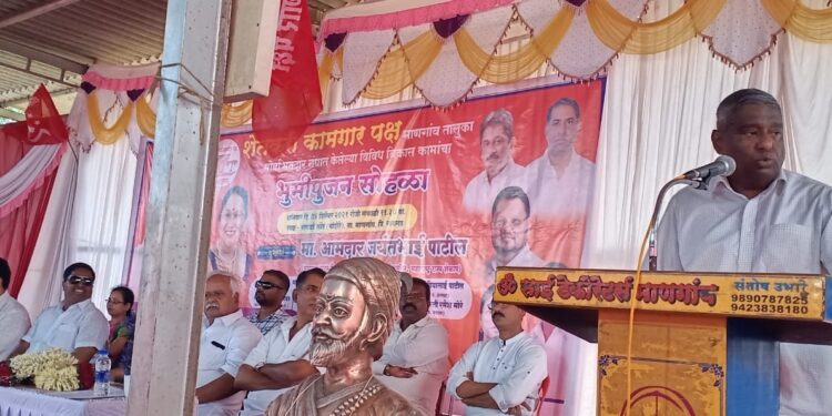 मतांचे राजकारण शेकाप कदापि करीत नाही- आ. जयंत पाटील