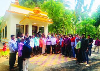 जयंत पाटील यांच्या आमदार फंडातून दत्तमंदिराचा जीर्णोद्धार