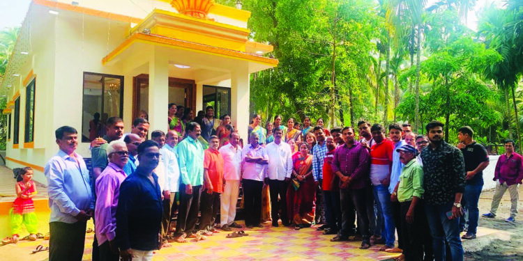 जयंत पाटील यांच्या आमदार फंडातून दत्तमंदिराचा जीर्णोद्धार