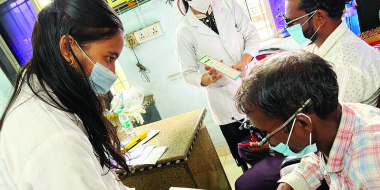 डोळ्यांची मोफत तपासणी शिबीर