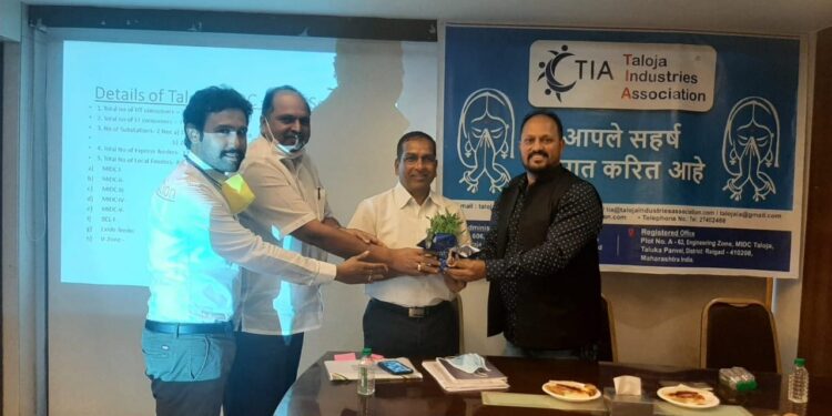 तळोजा इंडस्ट्रीज असोसिएशन, महावितरणची बैठक संपन्न
