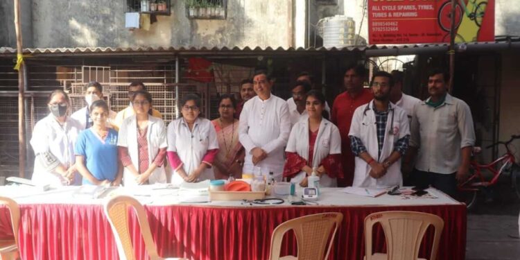 सामाजिक उपक्रमातून आ.बाळाराम पाटील यांचा वाढदिवस साजरा