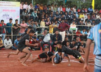 परभणीत कबड्डी निवड चाचणी स्पर्धेची धूम