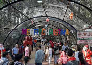 नववर्षाच्या आगमनासाठी माथेरानमध्ये पर्यटकांची मांदियाळी