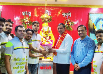 कामोठे ते साई मंदिर वहाल पदयात्रा सोहळा