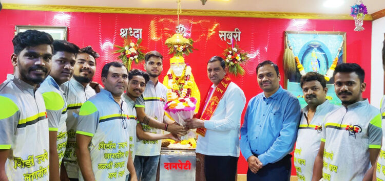 कामोठे ते साई मंदिर वहाल पदयात्रा सोहळा