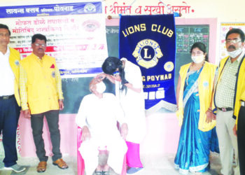 ताडवागळे येथील नेत्रचिकित्सा शिबिरात 55 जणांची नेत्र तपासणी