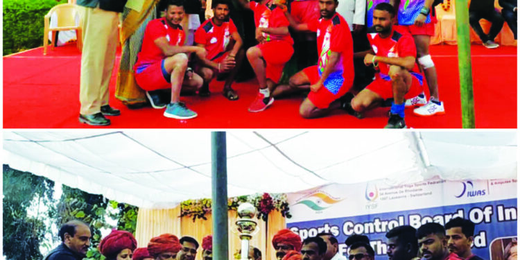 राष्ट्रीय पॅरा कबड्डी स्पर्धेत महाराष्ट्र पॅरा संघ द्वितीय