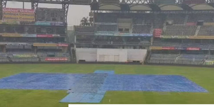 भारत-न्यूझीलंडच्या दुसर्‍या कसोटीवर पावसाचे पाणी