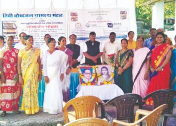 दिघी येथे एसी ऑक्सीजनसहित रुग्णवाहिकेचे लोकार्पण