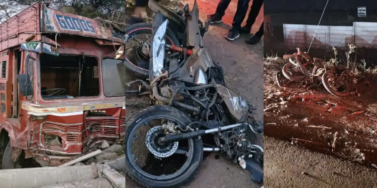 पुणे-अहमदनगर मार्गावर अपघात