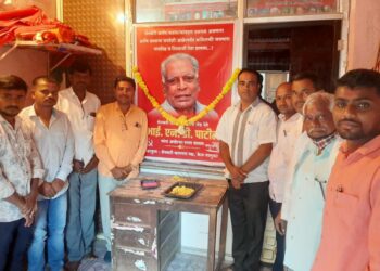 शेकापचे माजी मंत्री डॉ.एन. डी. पाटील यांना केजमध्ये श्रद्धांजली