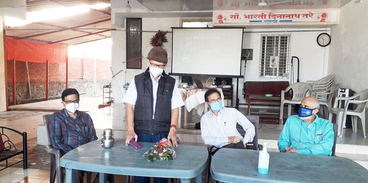 वृद्धापकाळातील मानसिक आरोग्य विषयावर डॉ.अनिल डोंगरे यांचे व्याख्यान संपन्न