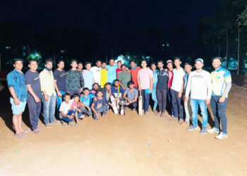 रावढल संघ  ठरला अंडरआर्म बॉक्स क्रिकेट स्पर्धेचा मानकरी