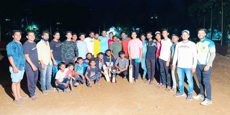 रावढल संघ  ठरला अंडरआर्म बॉक्स क्रिकेट स्पर्धेचा मानकरी