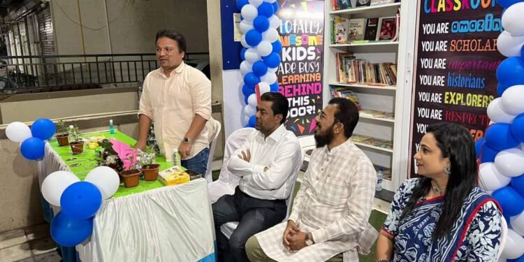 एज्युकेशन लर्निंग सेंटरला प्रीतम म्हात्रेंची सदिच्छा भेट