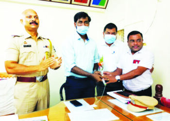 पत्रकार दिनानिमित्त पत्रकारांचा सन्मान