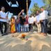 बेलपाडा येथे रस्त्याचे भूमिपूजन