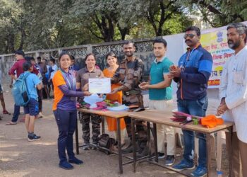 तालुकास्तरीय क्रीडा स्पर्धांचे बक्षीस वितरण वृत्त