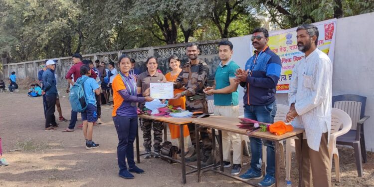 तालुकास्तरीय क्रीडा स्पर्धांचे बक्षीस वितरण वृत्त