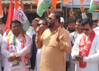 केंद्र सरकारविरोधात महाआघाडीच्या वतीने पनवेलमध्ये निषेध