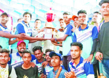 क्रिकेट स्पर्धेत शांतीरत्न भिले संघ विजेता