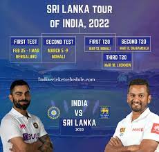 भारत-श्रीलंका मालिकेचे वेळापत्रक जाहीर