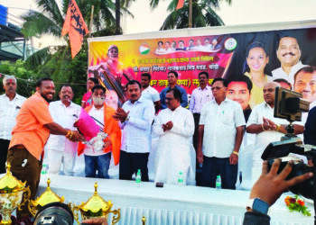 चोंढी येथे रंगले कबड्डीचे सामने