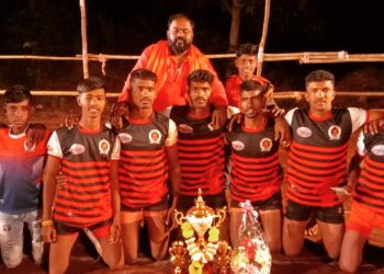 कबड्डी स्पर्धेत जय सोंडाई प्रसन्न संघ विजयी