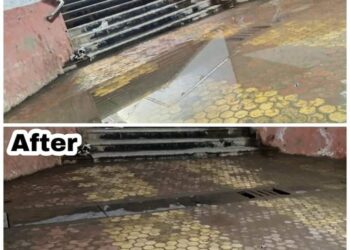 साचलेल्या पाण्याचा प्रश्‍न निकाली