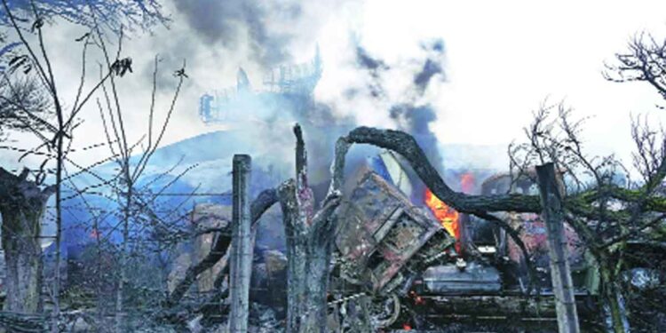 रशियाच्या हल्ल्यात 74 लष्करी तळ उद्ध्वस्त