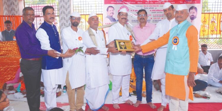 रामवाडी घावरेकोंड येथे सत्कार सोहळा