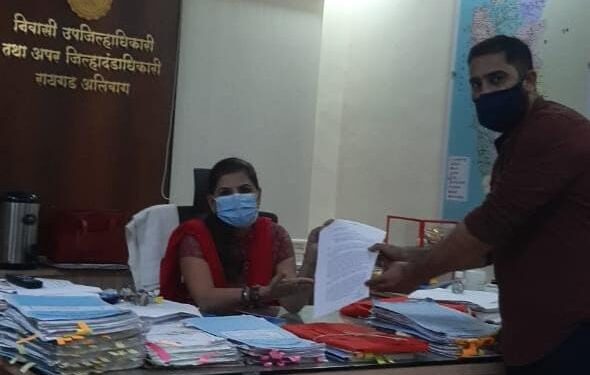 कर्नाटकातील हिजाबविरोधी समाजकंटकांचा सोगांव मुस्लिमबांधवानी नोंदवला निषेध