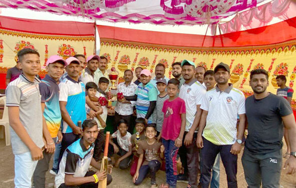 गावदेवी क्रिकेट क्लब सुकेळी आयोजित स्पर्धा