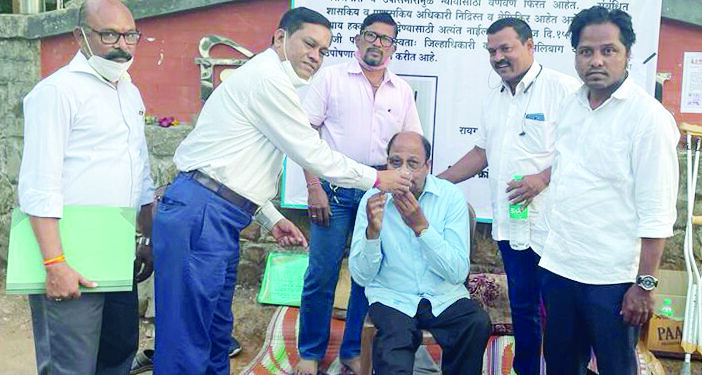 बी.जी. पाटील यांचे उपोषण स्थगित