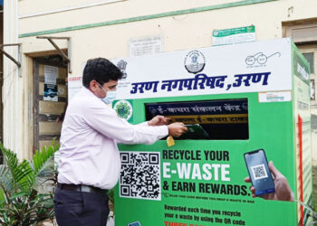 उरण नगरपरिषदेच्या आवारात ई-कचरा संकलन केंद्र