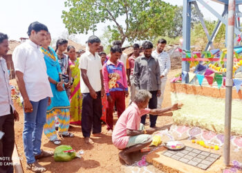 भुवन आदिवासीवाडीत पाणी योजना कार्यान्वित