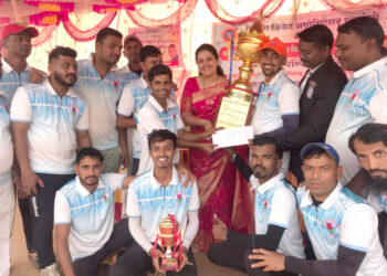 राज्यस्तरीय दिव्यांग क्रिकेट स्पर्धेत रायगडचा संघ विजेता