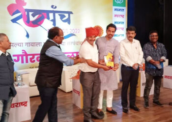 शेकापचे रामेश्‍वर आंग्रे आदर्श सरपंच