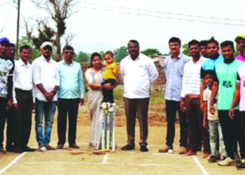 मालसई येथे क्रिकेट स्पर्धेचा शुभारंभ