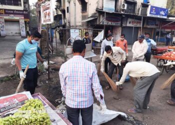 पेण तालुक्यात स्वच्छता मोहिमेस प्रतिसाद