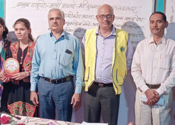 नेने महाविद्यालयात पोस्टर प्रेझेंटेशन स्पर्धा