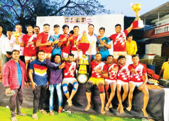 जिल्हास्तरीय कबड्डी स्पर्धेमध्ये श्री गणेश दिवलांग संघ विजेता