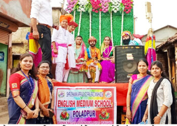 पोलादपूरात शिवजयंतीनिमित्त भव्य मिरवणुक