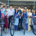 उरण येथे विद्यार्थिंना सायकल वाटप