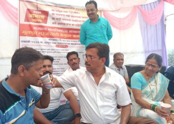 विराज टीळक यांचे उपोषण मागे