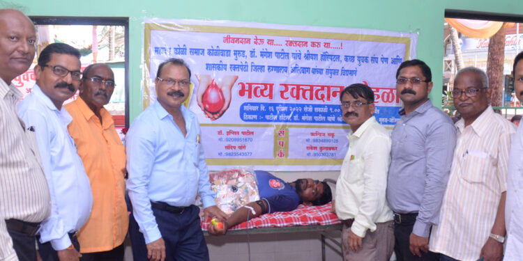 मुरुड येथे रक्तदान शिबीर यशस्वी; 239 रक्तदात्यांनी केले रक्तदान