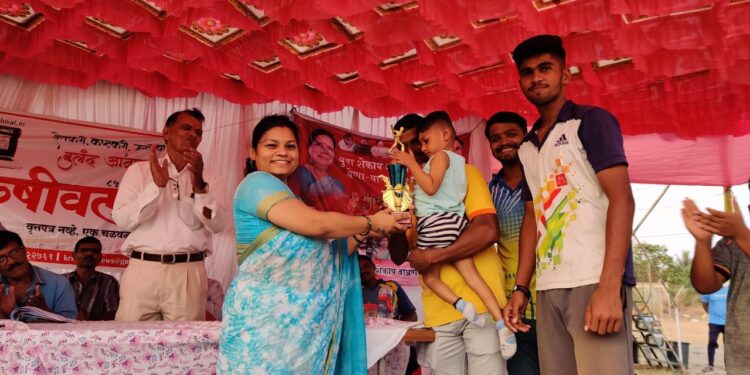 युवा शेकाप चषक वाघ्रण क्रिकेट स्पर्धेत विहान स्पोर्ट्स विजेता