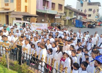 माणुसकी प्रतिष्ठानतर्फे अलिबागमध्ये पार पडला वॉकेथॉन 2022